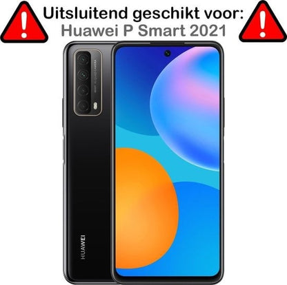 Forterra Huawei P smart 2021 Hoesje Siliconen Backcover Lichtgewicht - Transparant