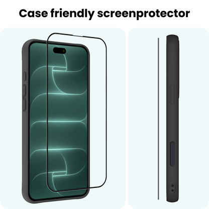 Forterra iPhone 18 Pro Screenprotector Flexibel Glas met Installatieframe