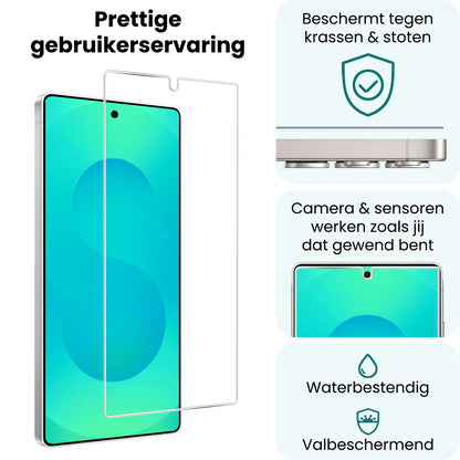 Forterra Samsung S25 Ultra Screenprotector Gehard Glas - Anti-kras