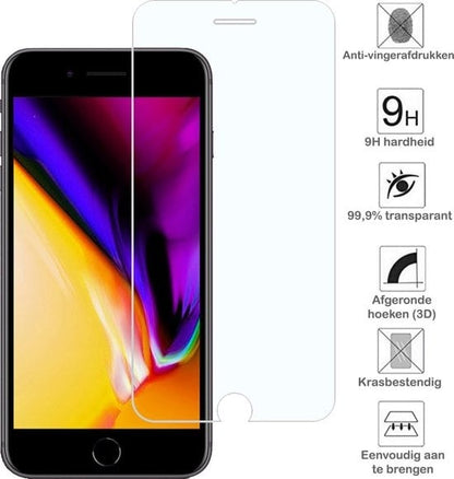 Forterra iPhone 7 Plus Screenprotector Gehard Glas - Anti-kras