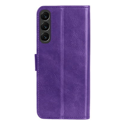 Forterra Samsung S24 FE Hoesje Bookcase Cover met Kaarthouder - Paars