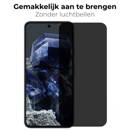 Forterra Google Pixel 8 Screenprotector Gehard Glas - Privacy