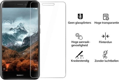 Forterra Huawei P8/P9 Lite 2017 Screenprotector Gehard Glas - Anti-kras