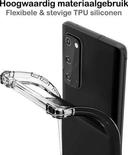 Forterra Samsung S20 Hoesje Shockproof Backcover Siliconen - Transparant