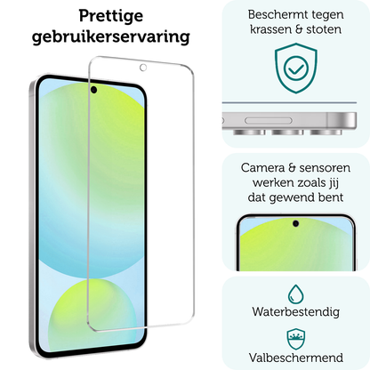 Forterra Samsung S24 FE Screenprotector Gehard Glas - Anti-kras