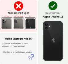 Forterra iPhone 11 Hoesje Kaarthouder Hard Case Shockproof - Rosé goud