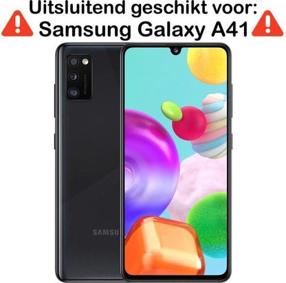 Forterra Samsung A41 Hoesje Siliconen Backcover Lichtgewicht - Transparant