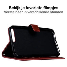 Forterra iPhone SE 2020 Hoesje Bookcase Cover met Kaarthouder - Bruin