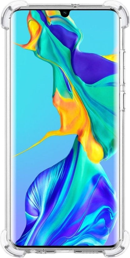 Forterra Huawei P30 Pro Hoesje Shockproof Backcover Siliconen - Transparant