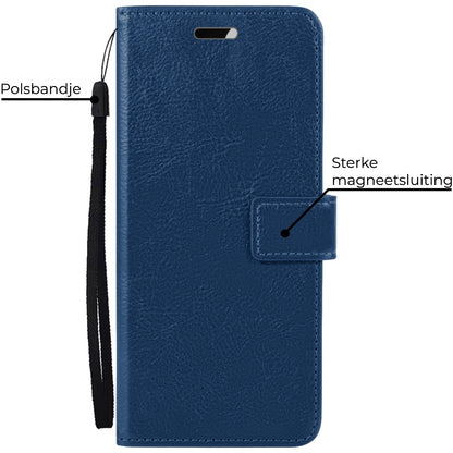 Forterra OnePlus Nord 3 Hoesje Bookcase Cover met Kaarthouder - Donkerblauw