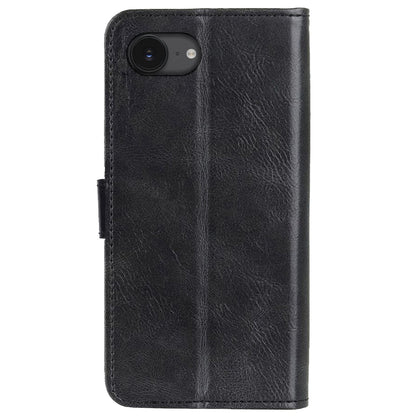 Forterra iPhone 16e Hoesje Bookcase Cover met Kaarthouder - Zwart