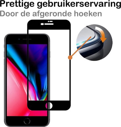 Forterra iPhone 8 Plus Screenprotector Gehard Glas - Full Screen