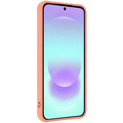 Forterra Samsung A37 Hoesje Siliconen Backcover Lichtgewicht - Perzik