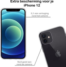 Forterra iPhone 12 Mini Hoesje Siliconen Backcover Lichtgewicht - Transparant