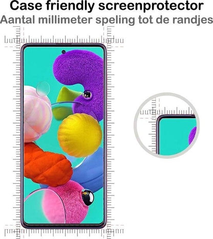 Forterra Samsung A51 Screenprotector Gehard Glas - Full Screen