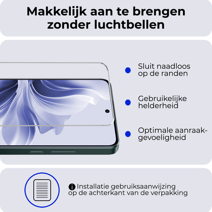 Forterra OPPO Reno 11F Screenprotector Gehard Glas - Anti-kras