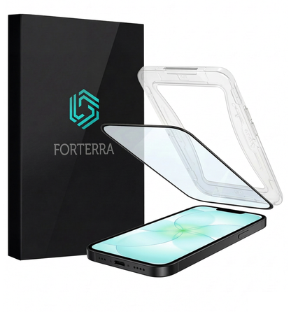 Forterra iPhone 17e Screenprotector Flexibel Glas met Installatieframe