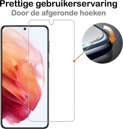 Forterra Samsung S21 Screenprotector Gehard Glas - Anti-kras