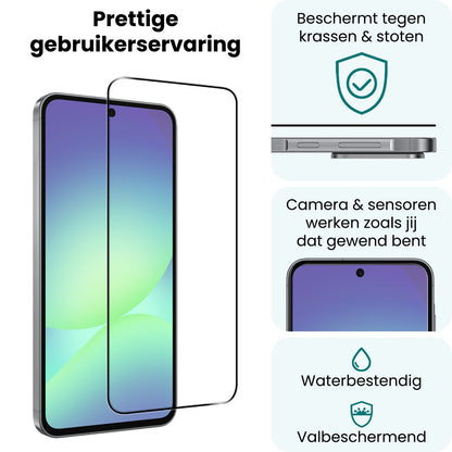 Forterra Samsung A56 Screenprotector Gehard Glas - Full Screen