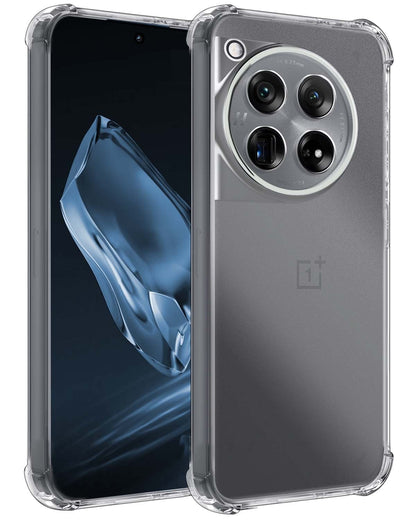 Forterra OnePlus 12 Hoesje Shockproof Backcover Siliconen - Transparant