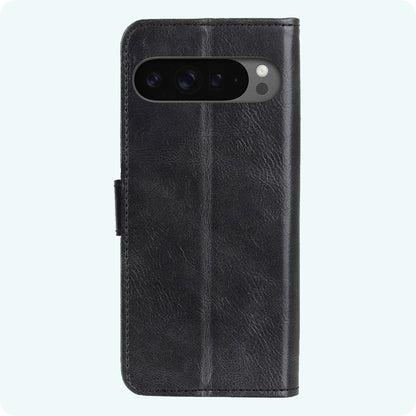 Forterra Google Pixel 10 Pro XL Hoesje Bookcase Cover met Kaarthouder - Zwart