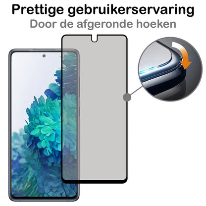 Forterra Samsung S20 FE Screenprotector Gehard Glas - Privacy