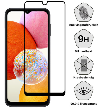 Forterra Samsung A14 Screenprotector Gehard Glas - Full Screen