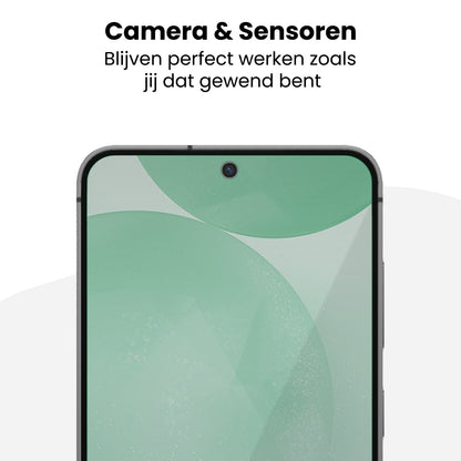 Forterra Privacy Screenprotector Geschikt voor Samsung Galaxy S24 Plus - Met Installatie Kit - Privacy - Beschermglas - Flexibel Glas - Tempered Glass - Screen Protector