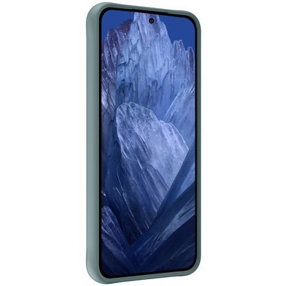Forterra Google Pixel 8a Hoesje Siliconen Backcover Lichtgewicht - Donkergroen