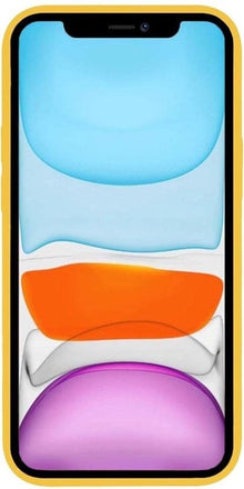 Forterra iPhone 11 Pro Hoesje Siliconen Backcover Lichtgewicht - Geel