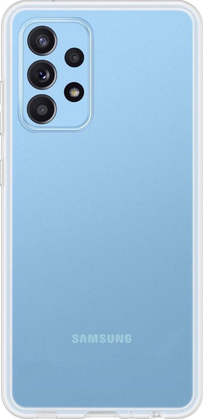Forterra Samsung A52 Hoesje Siliconen Backcover Lichtgewicht - Transparant