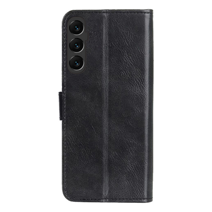 Forterra Samsung S24 FE Hoesje Bookcase Cover met Kaarthouder - Zwart