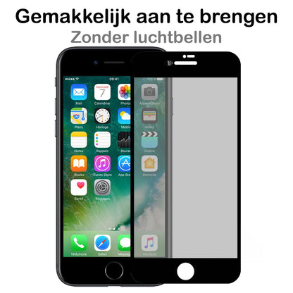 Forterra iPhone 8 Screenprotector Gehard Glas - Privacy