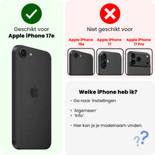 Forterra iPhone 17e Hoesje Geschikt voor Magsafe Backcover Shockproof - Lila