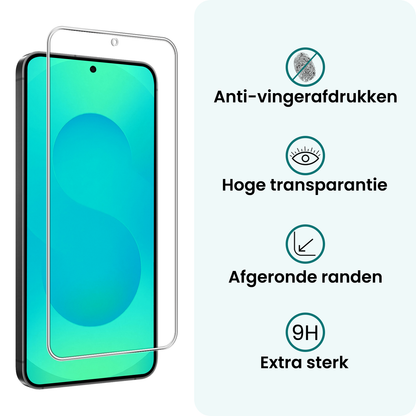 Forterra Samsung S25 FE Screenprotector Gehard Glas - Anti-kras