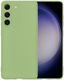 Forterra Samsung S23 Hoesje Siliconen Backcover Lichtgewicht - Groen