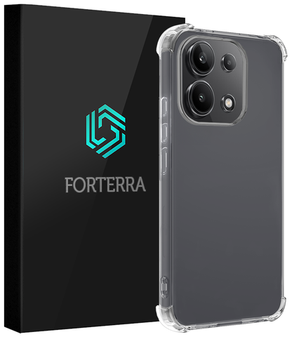 Forterra Xiaomi Redmi Note 13 4G Hoesje Shockproof Backcover Siliconen - Transparant