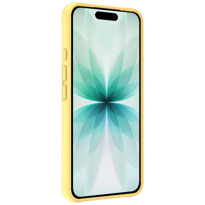 Forterra iPhone 17 Hoesje Siliconen Backcover Lichtgewicht - Geel
