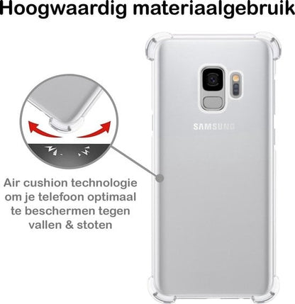 Forterra Samsung S9 Hoesje Shockproof Backcover Siliconen - Transparant
