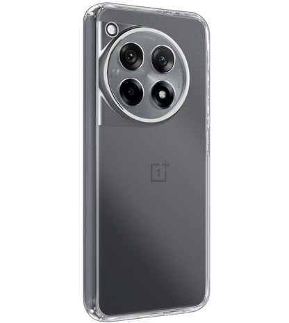 Forterra OnePlus 12R Hoesje Siliconen Backcover Lichtgewicht - Transparant