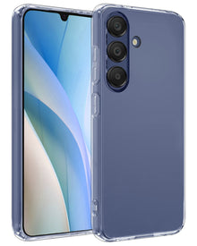 Forterra Samsung A15 Hoesje Siliconen Backcover Lichtgewicht - Transparant