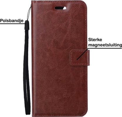 Forterra Samsung A52s Hoesje Bookcase Cover met Kaarthouder - Bruin