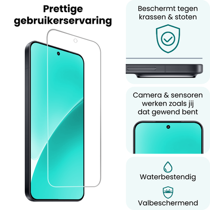 Forterra Xiaomi 15 Screenprotector Gehard Glas - Anti-kras