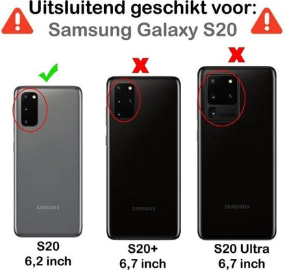 Forterra Samsung S20 Screenprotector Gehard Glas - Full Screen