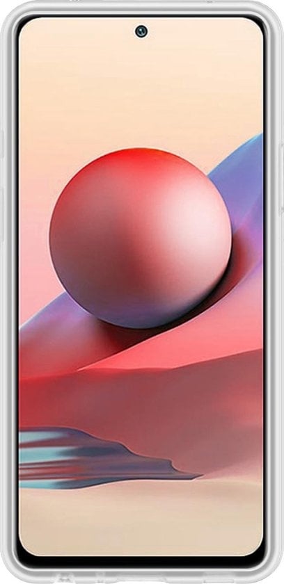 Forterra Xiaomi Redmi Note 10S Hoesje Siliconen Backcover Lichtgewicht - Transparant