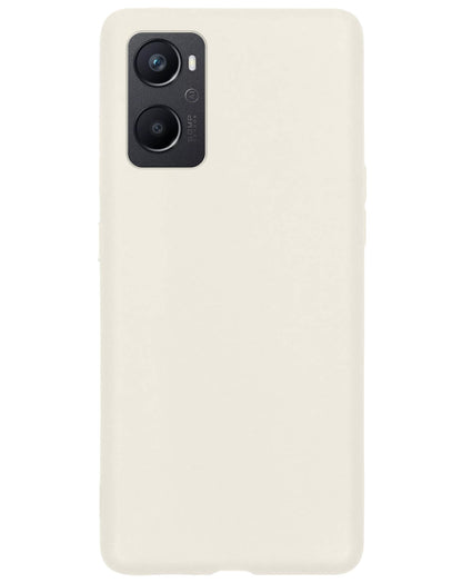Forterra OPPO A96 Hoesje Siliconen Backcover Lichtgewicht - Wit