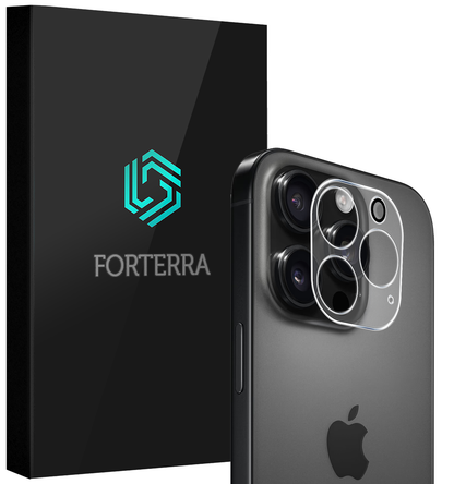 Forterra iPhone 16 Pro Max Camera Screenprotector Gehard Glas