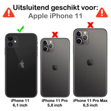 Forterra iPhone 11 Hoesje Siliconen Backcover Lichtgewicht - Grijs