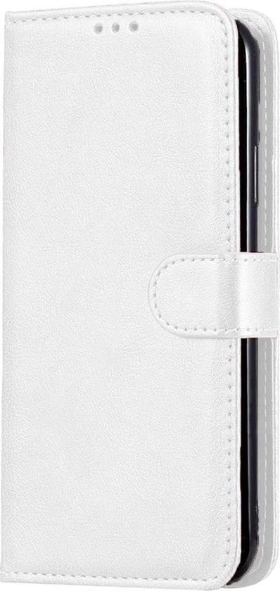 Forterra Samsung A51 Hoesje Bookcase Cover met Kaarthouder - Wit