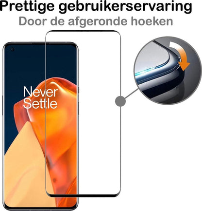 Forterra OnePlus 9 Pro Screenprotector Gehard Glas - Full Screen